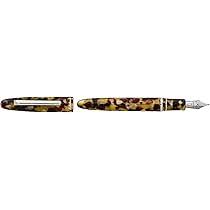Esterbrook Estie Tortoise Vulpen - Medium (M) - Zwart-Bruin Acryl