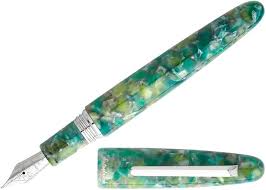 Esterbrook Estie Sea Glass & Rodio Vulpen - Medium
