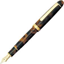 PLATINUM Japanse Vulpen #3776 Century - Celluloid Schildpad F/0