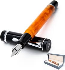 Conklin CK71374 Duragraph "Nights" Vulpen - Oranje met Brede Nib