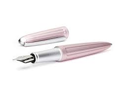 Diplomat Aero Roze Vulpen - Exclusieve Inktpen met RVS