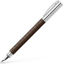Faber-Castell Ambition 3D Croco Brown Vulpen M Veer