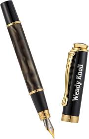 Gepersonaliseerde Jinhao 500 Fijne Vulpen - Bruin Iridium