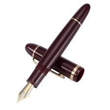 Jinhao X159 Fijnschrijver - Wijnrood met Gouden Clip