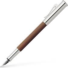 Graf von Faber-Castell Guilloche Vulpen - Cognac