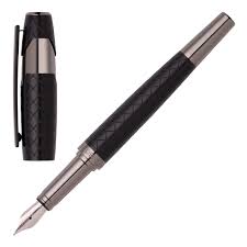Hugo Boss Chevron Zwarte Vulpen