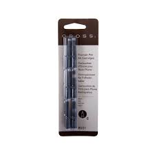 Cross Vulpen Inktpatronen Zwart - 6 Stuks Blauw