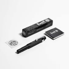 Kaweco AL Sport Vulpen - Zwart met Chroom Clip