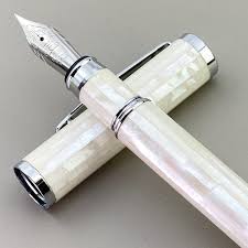 Parelmoer Luxe Vulpen - Handgemaakte Premium Cadeauset