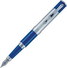 Monteverde MV59520 Mini Jewelria Vulpen - Kobalt met Medium Nib