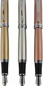 3-delige Jinhao X750 Vulpen Set - 18KGP Penpunten in Goud