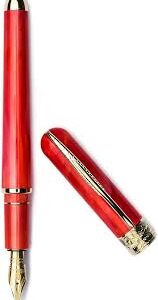 Pineider Vulpen Avatar UR DeLuxe 14 Kt Goud M Duivelsrood