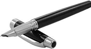 Ruilogod 0.38mm Medium Vulpen met Pistonvullingssysteem - Zwart
