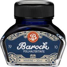 Barock 1910 Marine Schrijfinkt voor Vulpen