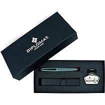 DIPLOMAT Cadeauset Vulpen Aero Stripes - Grijs