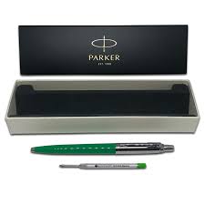 Parkeer Jotter Groen - 90's Editie met Groene Inkt