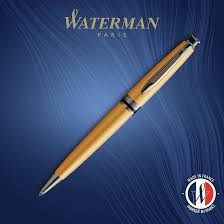 Waterman Expert Balpen | Metallic Gouden Lak met Ruthenium Accent