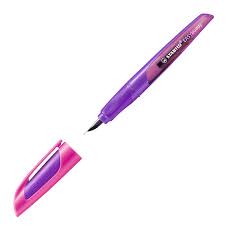 STABILO EASYbuddy Vulpen M - Paars/Magenta - Blauw Schrijfinkt (Uitwisbaar)