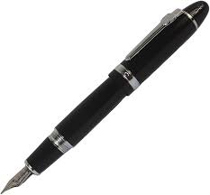 Zohot Jinhao 159 Vulpen - Zwarte Lak (Zilver)