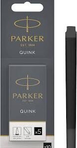 Lange Parker QUINK Vulpennetjes Zwart - 10 Stuks