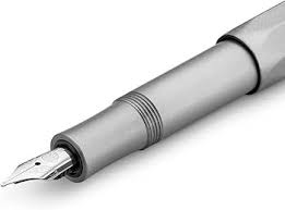 Kaweco Steel Sport Vulpen - Roestvrij Staal EF