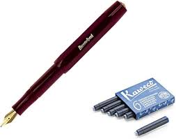 Kaweco Classic Sport Vulpen met 6 Blauwe Inktpatronen