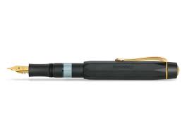 Kaweco Piston Sport AL Zwart/Goud - Klassiek Aluminium