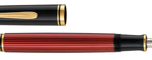 Pelikan Souverän M400 Vulpen Zwart-Rood