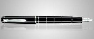 Pelikan M215 Vulpen Zwart/Ringen EF