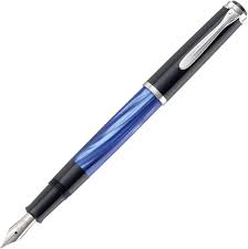 Pelikan M205 Vulpen Marmerblauw M