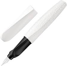 Pelikan Twist® Structuur Vulpen - Wit voor Links- en Rechtshandigen