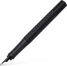 Faber-Castell Grip Edition Vulpen - All Black - M Punt