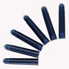 50 Wasbare Blauwe Inktpatronen voor Vulpen - Universele Standaard